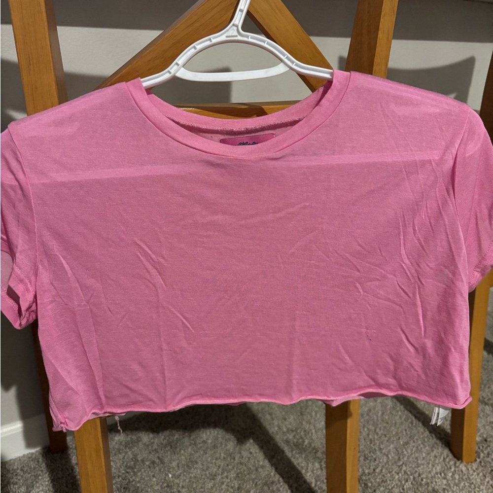 Edikted Vibrant Pink Crop Top
